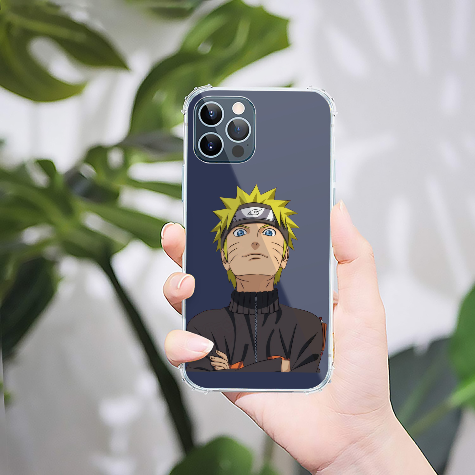 （画像用） NARUTO -ナルト- うずまき ナルト Uzumaki Naruto 【iPhone 12シリーズ対応】透明スマホケース（クリアソフトケース）